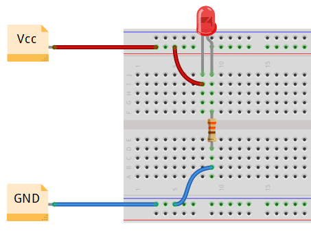 conexión protoboard, cómo se usa el protoboard