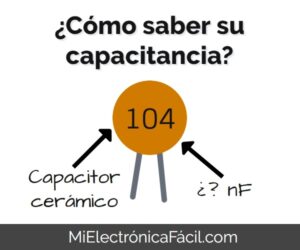 ¿Cómo leer el código de un capacitor cerámico?