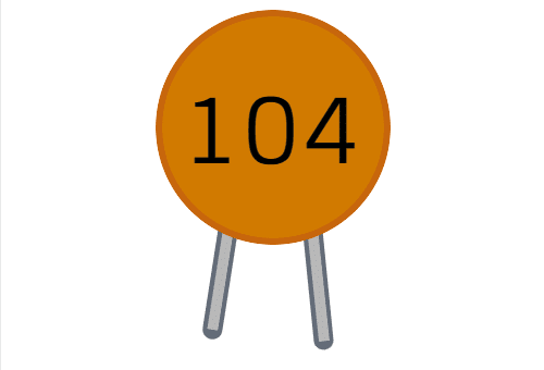capacitor 104 valor