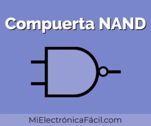 Compuerta lógica NAND